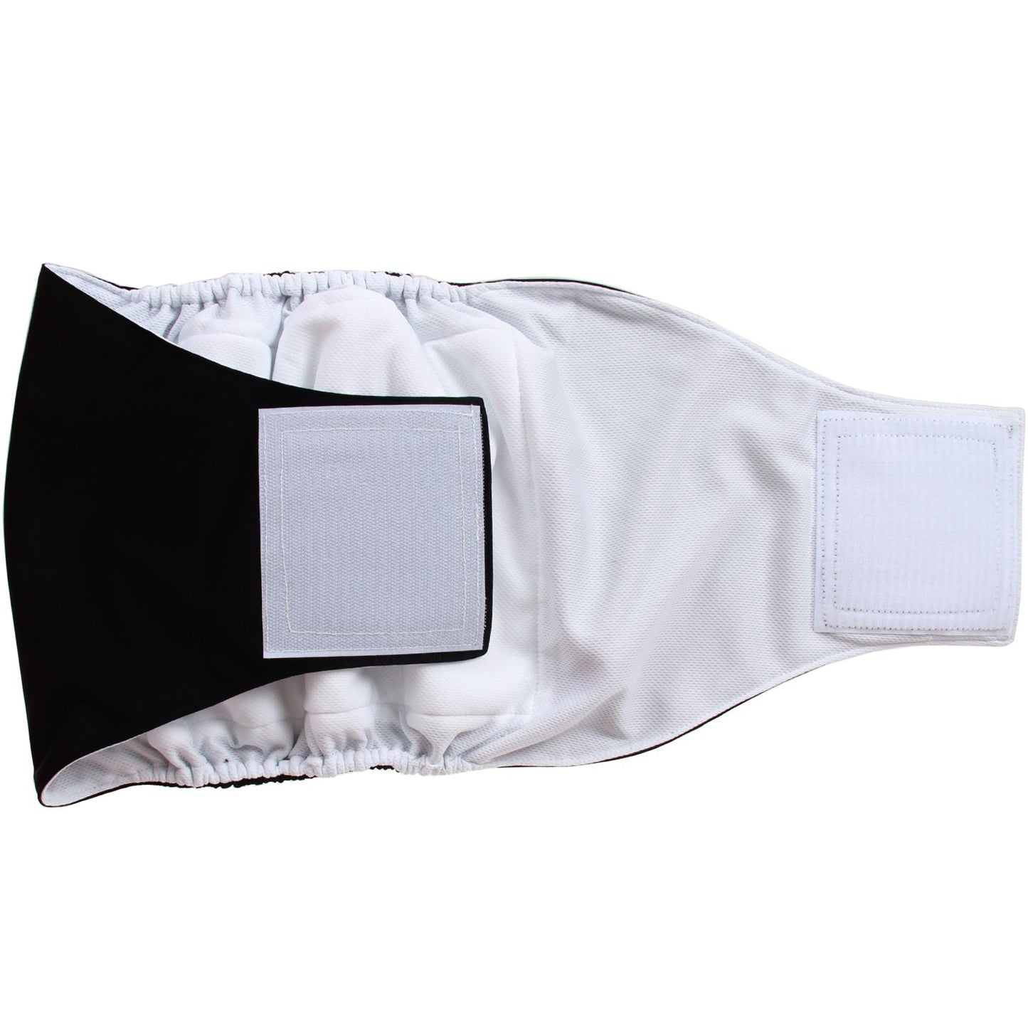 Teamoy 4pcs Reusable Wrap Diapers for Male Dogs, Washable Puppy Belly Band (XL, Black+ Gray+ Green+ Purple)