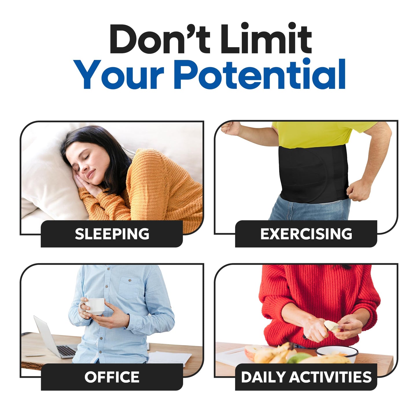 Abdominal Binder Post Surgery Tummy Tuck | Postpartum Belly Band Wrap | Post C Section Belly Binder | Stomach Compression Hernia Belt For Men or Women After Pregnancy Hysterectomy (Black, L/XL (42" to 53"))