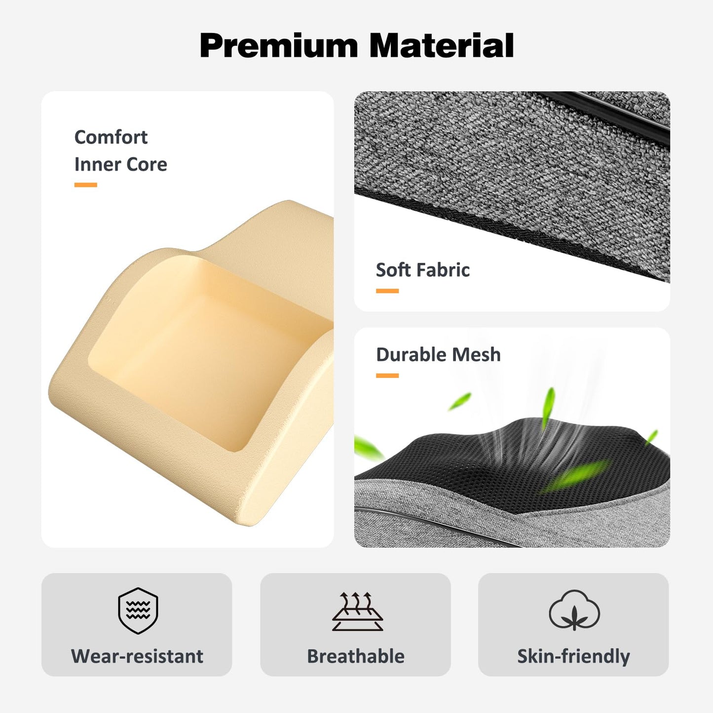 Boriwat Back Massager Neck Massager with Heat, Shiatsu Massage Pillow for Pain Relief, Masseur for Neck, Back, Shoulder and Leg, Gifts for Men Women Mom Dad, Stress Relax at Home and Office