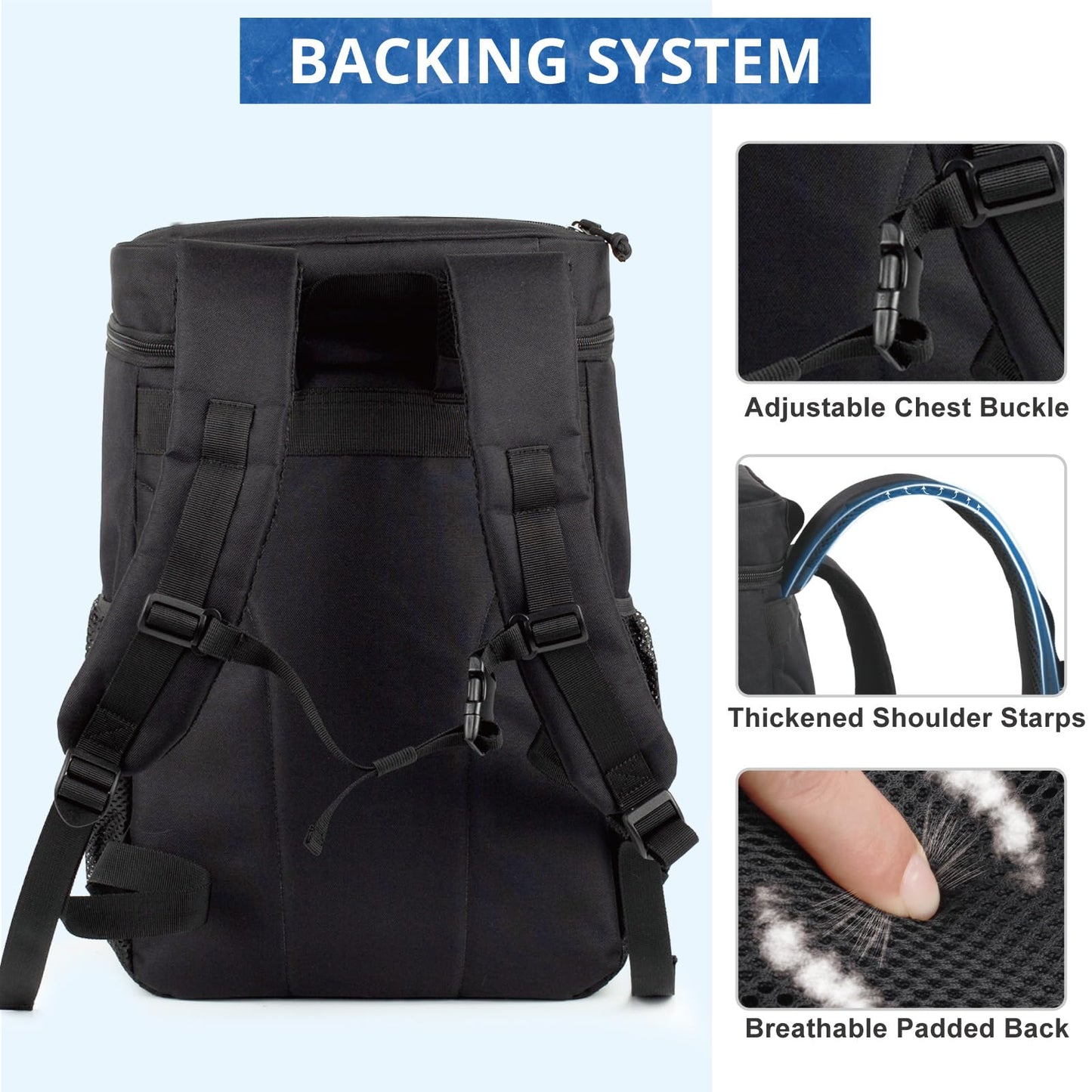 BERRYRIZZ Tactical Backpack Cooler for Men, 25L Large Insulated Backpack Leak-Proof, Heavy Duty Lunch Backpack, Waterproof Ice Chest Bag Women Adults Work Daytrip Camping Beach Hiking, Black