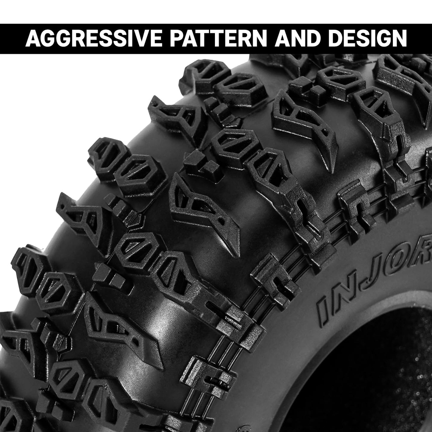 INJORA S5 1.9" Cling On Tires 120 * 42mm for 1/10 RC Crawler Upgrade(T1920)