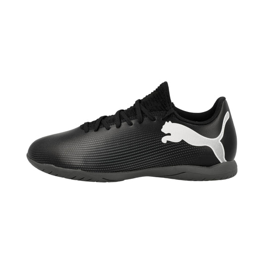 PUMA Men's Future7 Play Turf Trainer, Black/White, 9