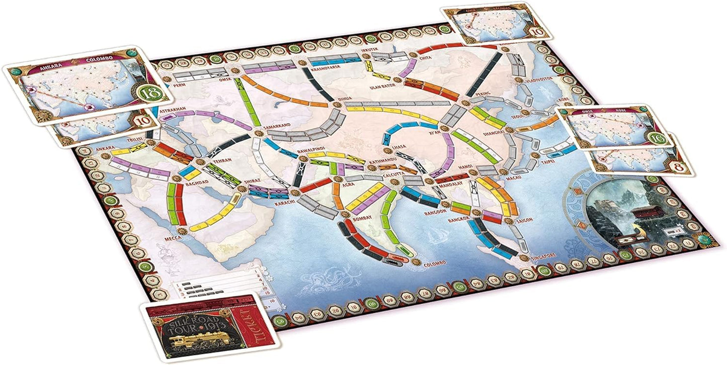Ticket To Ride: Map #1 Asia - Bilingual English/French