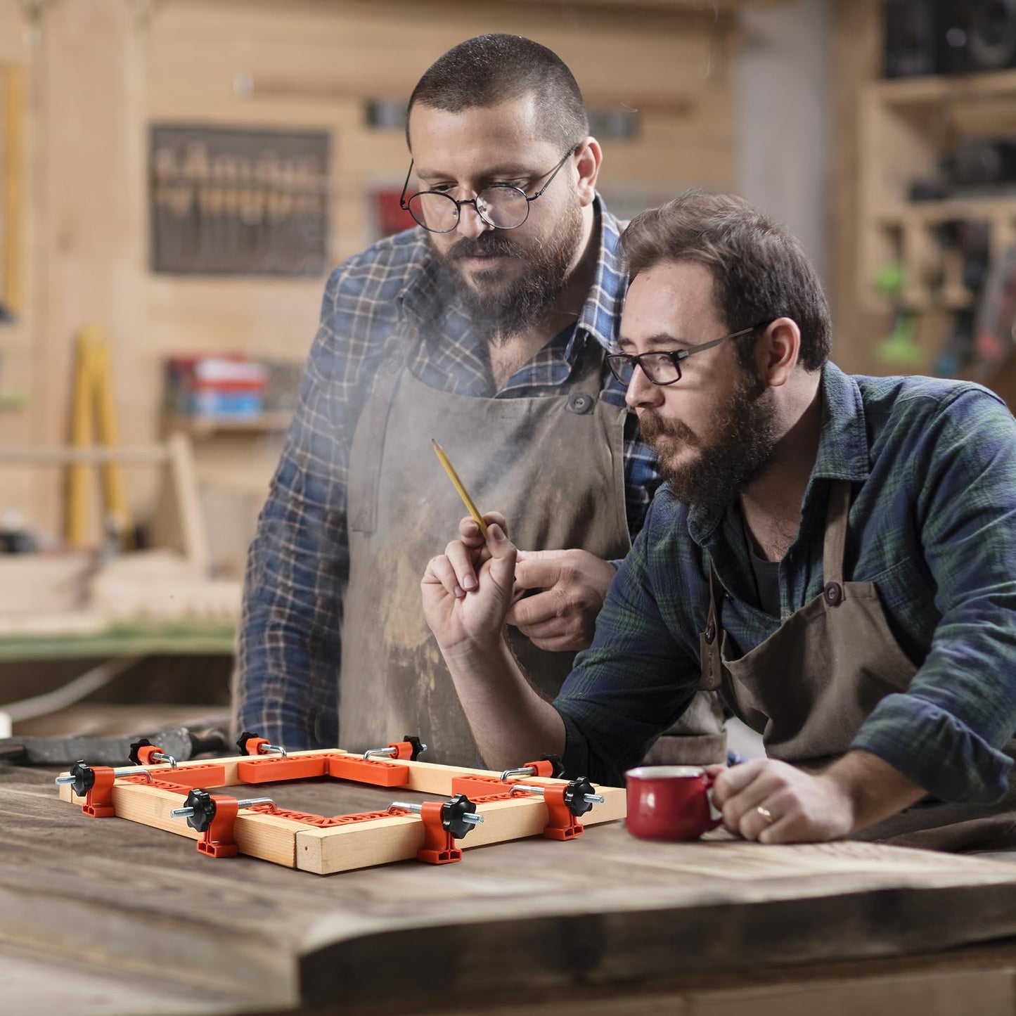 90 Degree Clamp, Positioning Squares Set of 12（3" 4" 6"） Right Angle Clamp, Corner Clamps, Woodworking Tool for Pictures Frames, Cabinets, Boxes