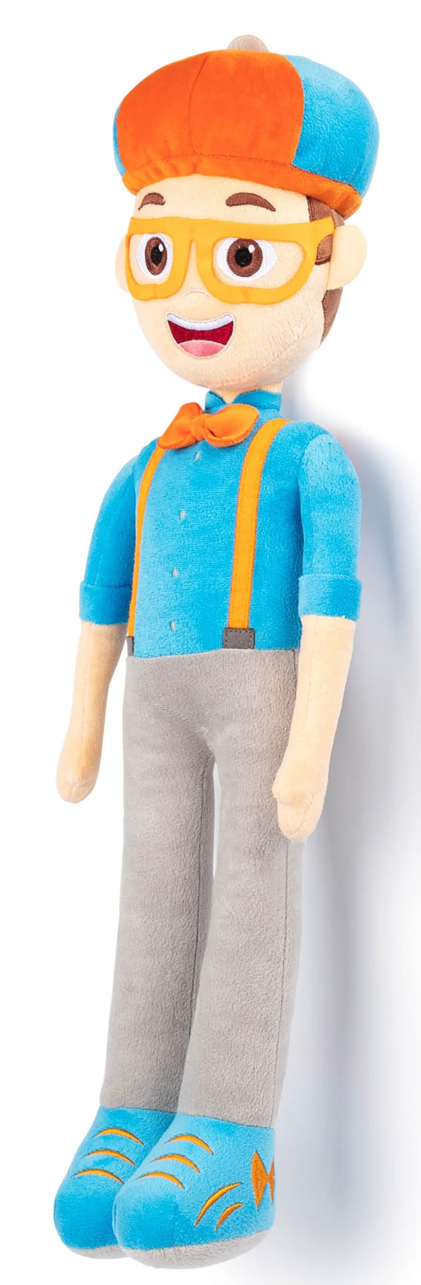 Blippi Plush Pillow Buddy - Super Soft Kids Character Pillow - Polyester Microfiber, 24 Inches