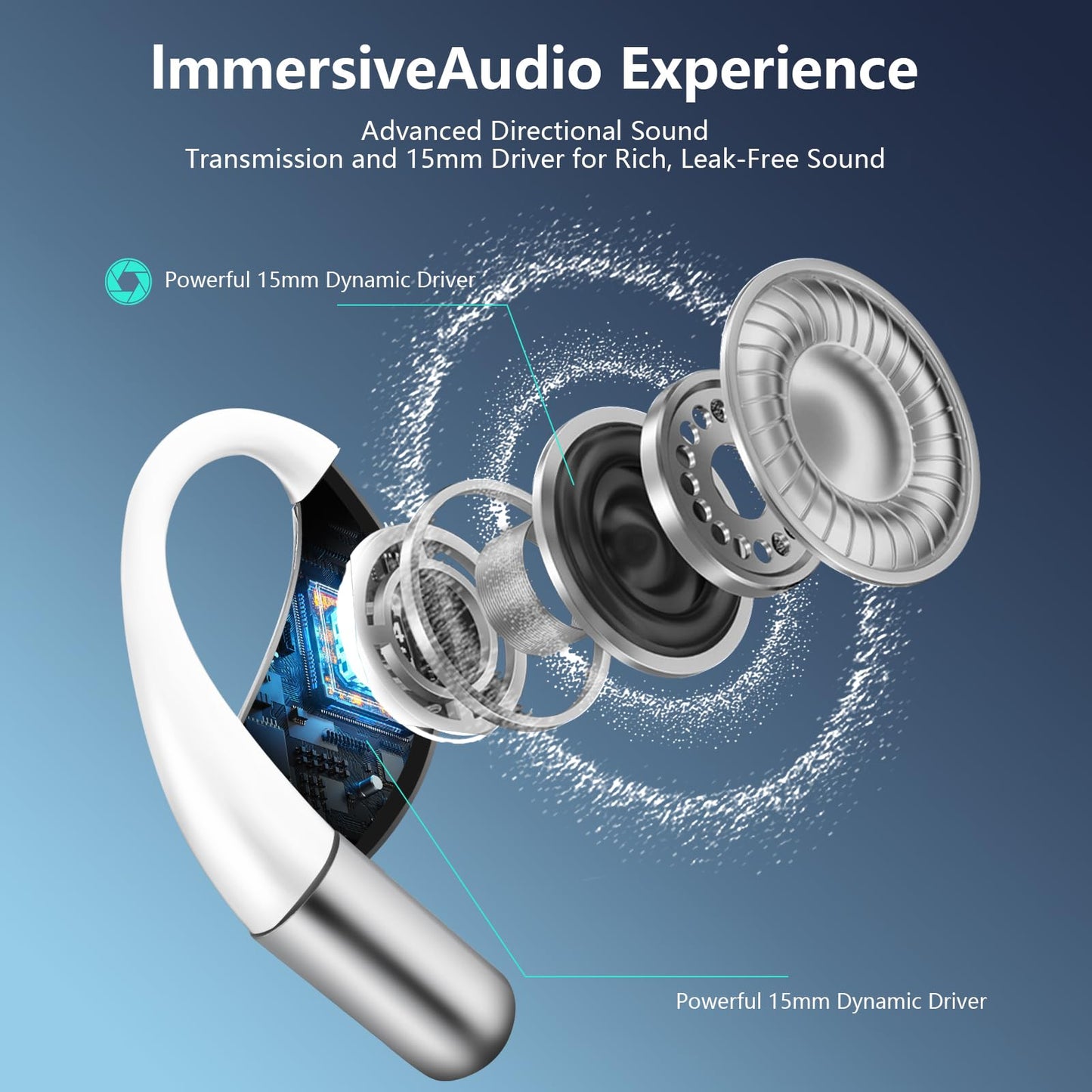 AI Language Translation Earbuds, Real-Time Translator for 164 Foreign Languages & Accents Includes Free Subscription Translation Device Earphones for Travel Business Learning, White