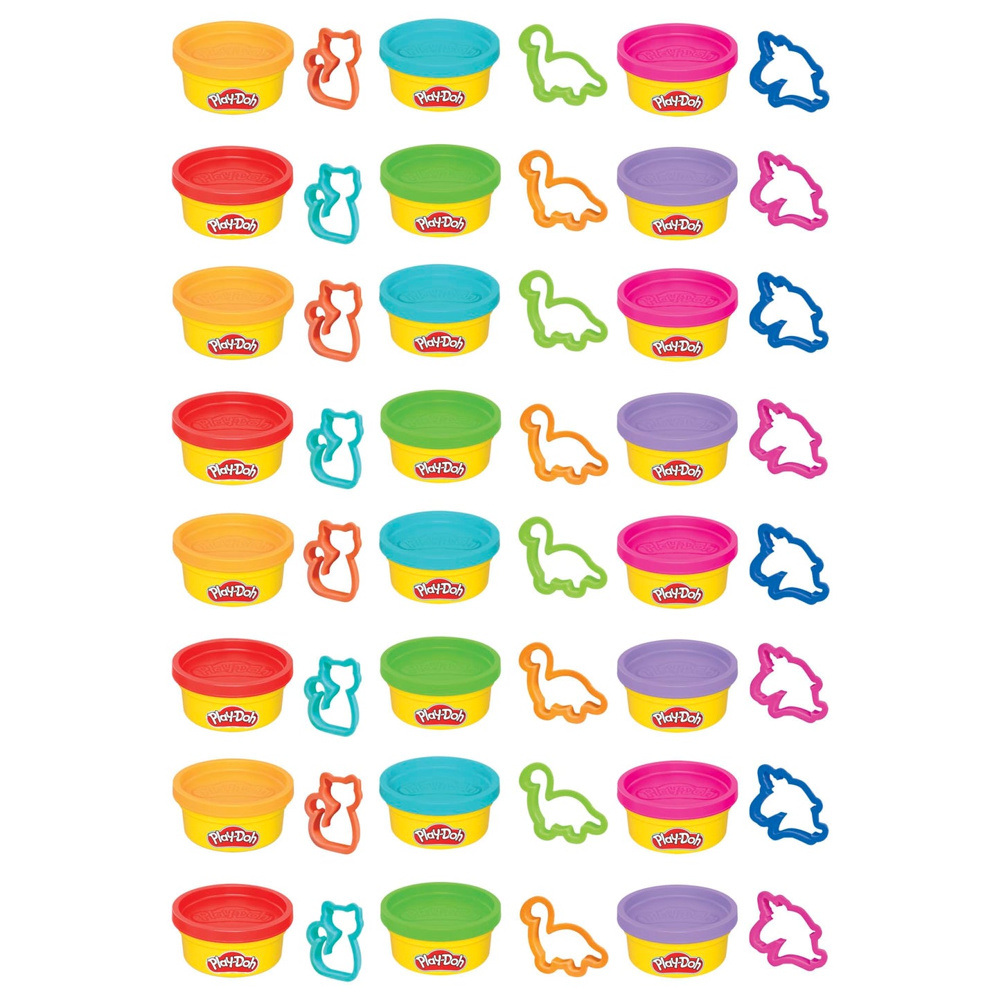 Play-Doh Party Favor Pack, Bulk 24 Pack of Modeling Compound with Cutters, Non-Candy Treat Bag Fillers, Giveaways & Prize Toys for Kids 3 Years & Up (Amazon Exclusive)