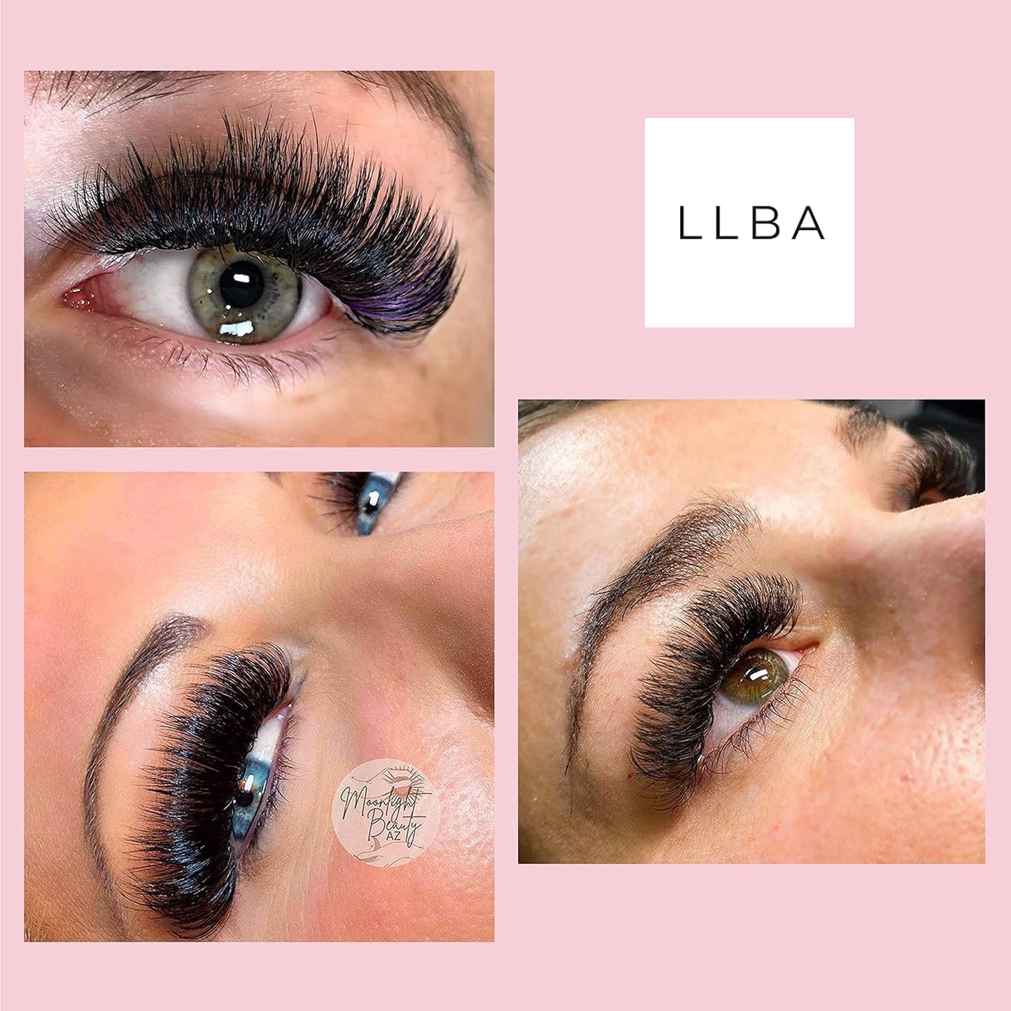 LLBA Promade Mix 1500 Fans, Handmade Volume Eyelashes, Multi Selections From 5D To 12D, C CC D Curl, Thickness 0.03~0.1 mm, 9-18mm Length, Long Lasting, Easy Application 8D-0.05 D 9-14mm