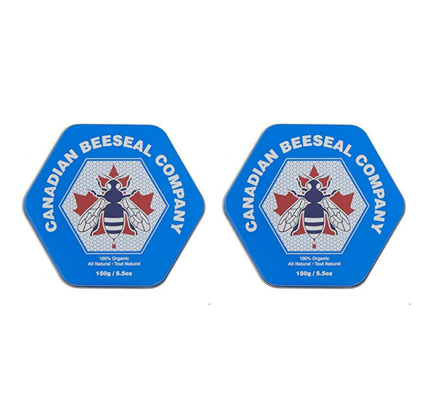 2 Pack 150g/5.5oz Beeseal 100% Natural Leather Conditioner Wax with Organic Beeswax for Preserving, Refinishing and Restoring Leather and Wood