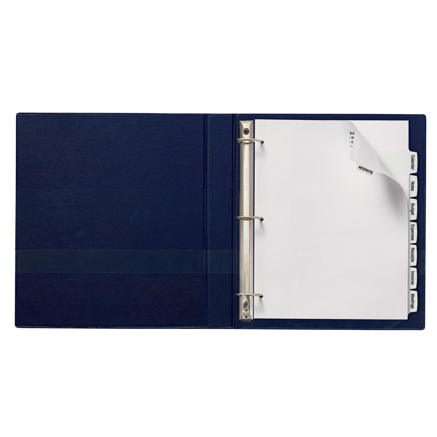 Big Tab Printable Large White Label Tab Dividers, 8-1/2"