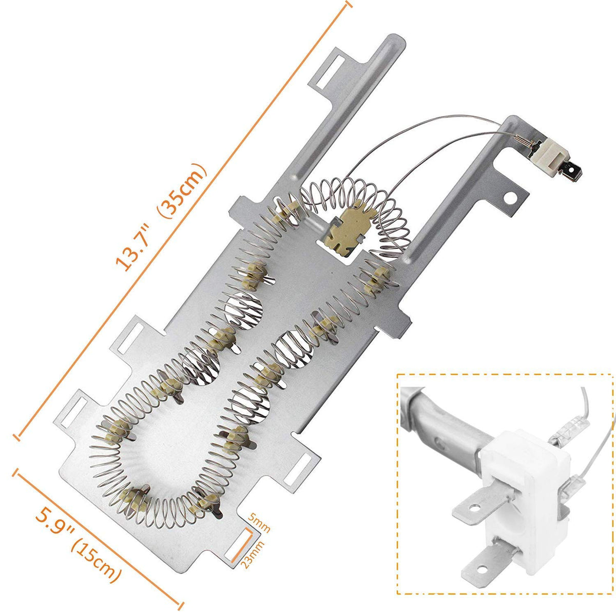 8544771 Dryer Heating Element for Whirlpool Kenmore May-tag Dryers WP8544771, 7154072, 8544771R, AP6013115, PS990361