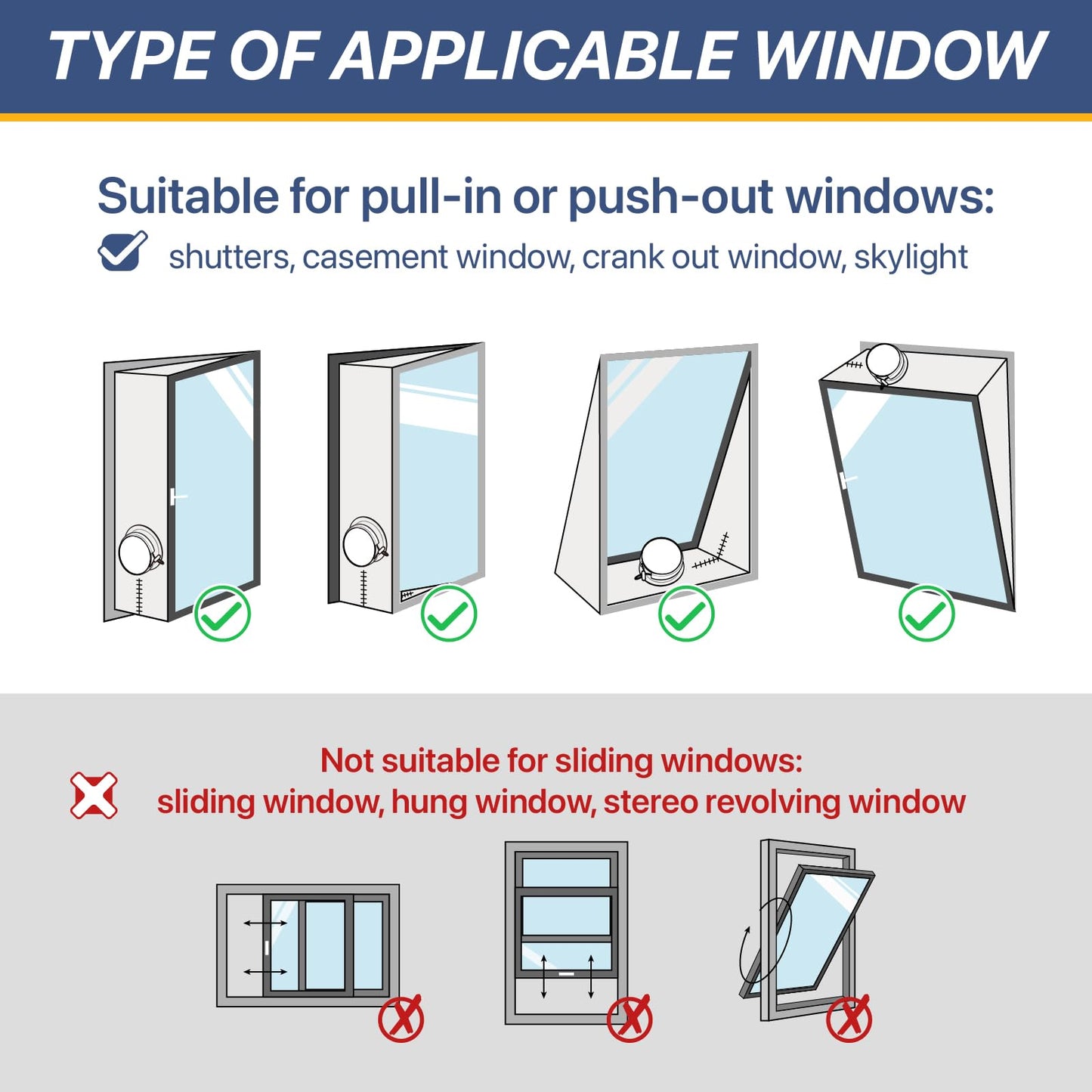 LOVIGA 400CM(157") Portable AC Window Seal, 100% Airtight Casement Window Vent Kit Seal Kit for Portable Air Conditioner & Ventilation System, Easy to Install, No Drilling