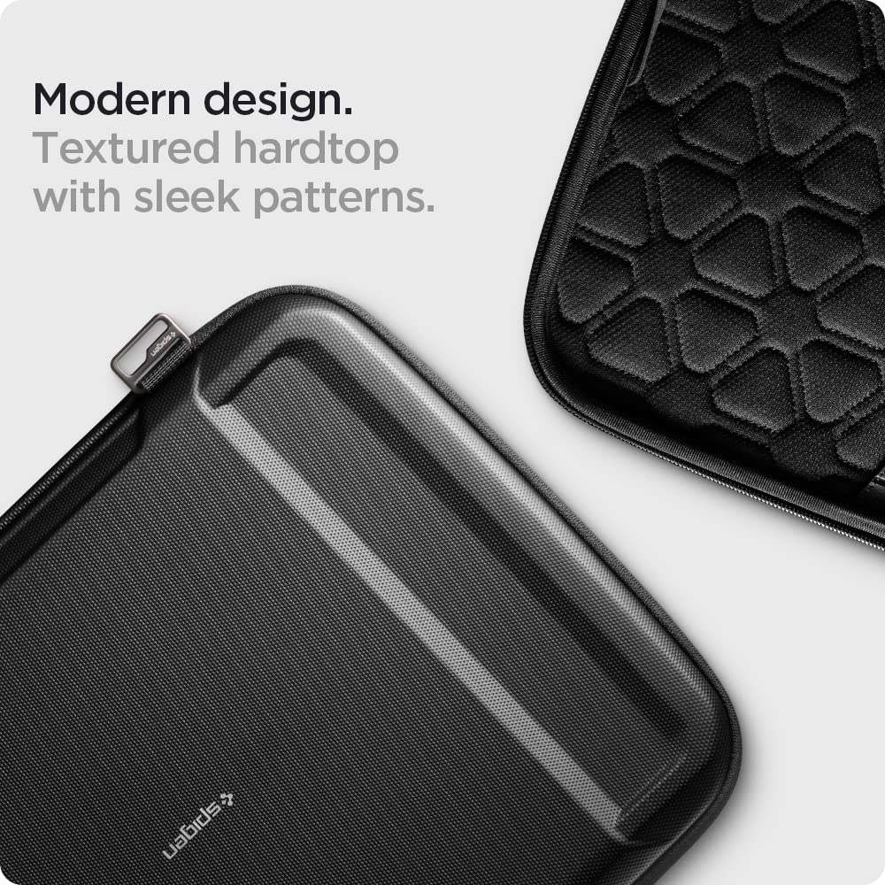 Spigen Rugged Armor Pro Case MacBook 16-Inch Pouch Compatible with MacBook Pro/Air M5 Pro/Max (2026), M5/M4/M3/M2/M1 A3403 A3186 A2991 A2780 A2485 A2141 - Black