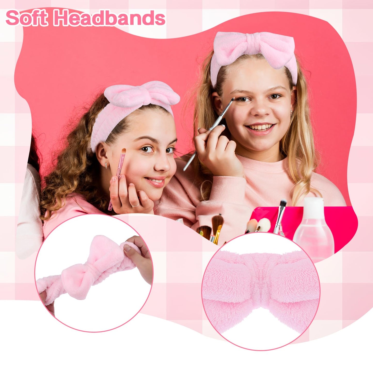 48 Pcs Sleepover Party Supplies for Girls Eye Mask Spa Supplies Sleeping Stuff Accessories for Slumber Party Favors Gifts