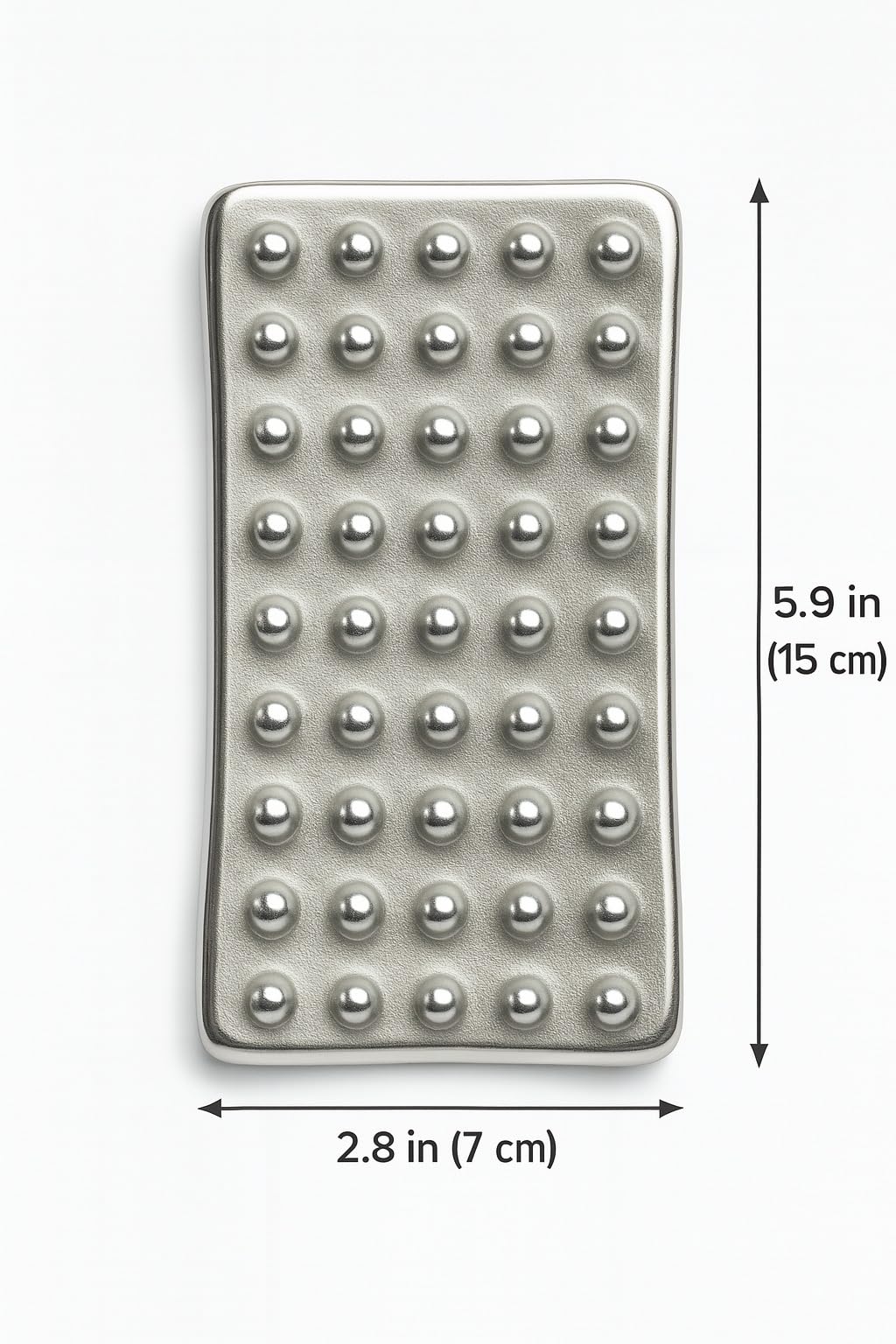 Professional Body Sculpting Metal Therapy Massage Tool Set, 3 Pieces, Colombian Made, Silver