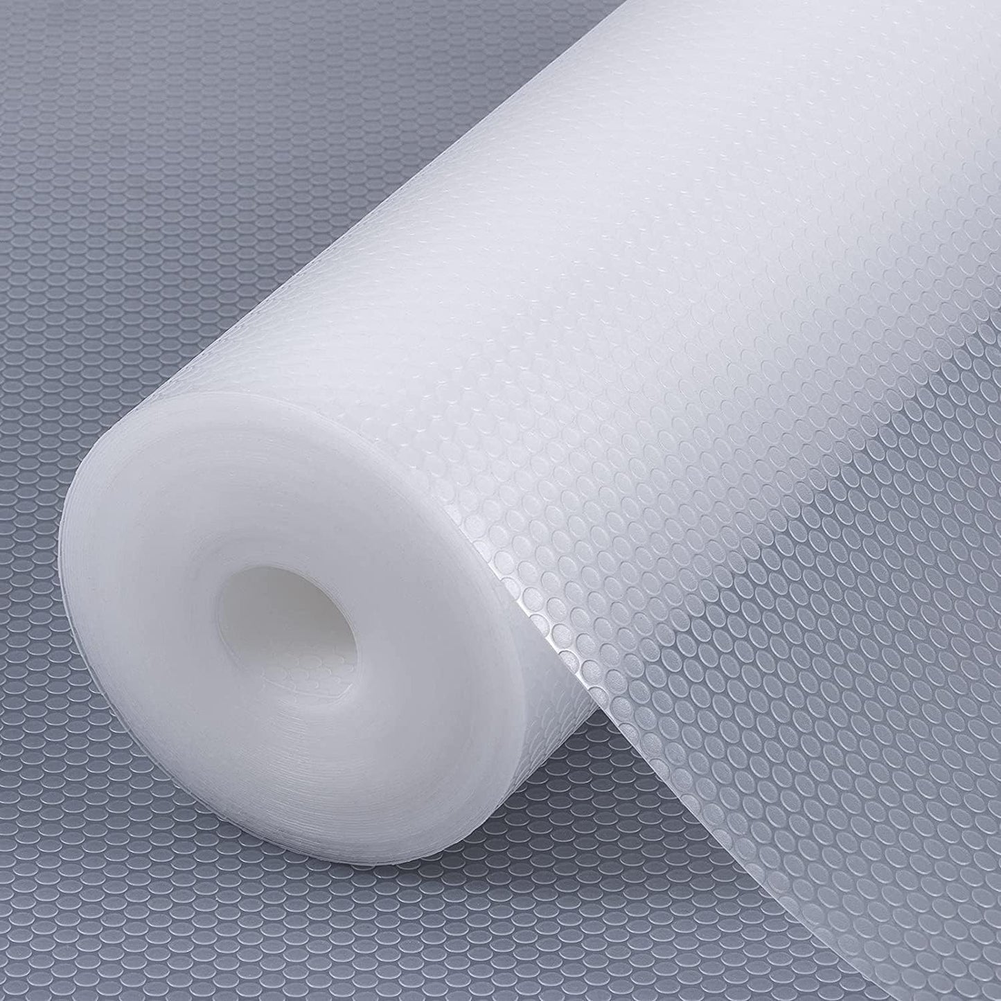 ninecessary Shelf Liner, Non Adhesive Drawer Liners 20 Inch x 20 Feet (20 x 240 Inch), Non Slip Cabinet Liners, Washable Cupboard Liner Mats for Kitchen Cabinet, Dresser, Shelves - Clear