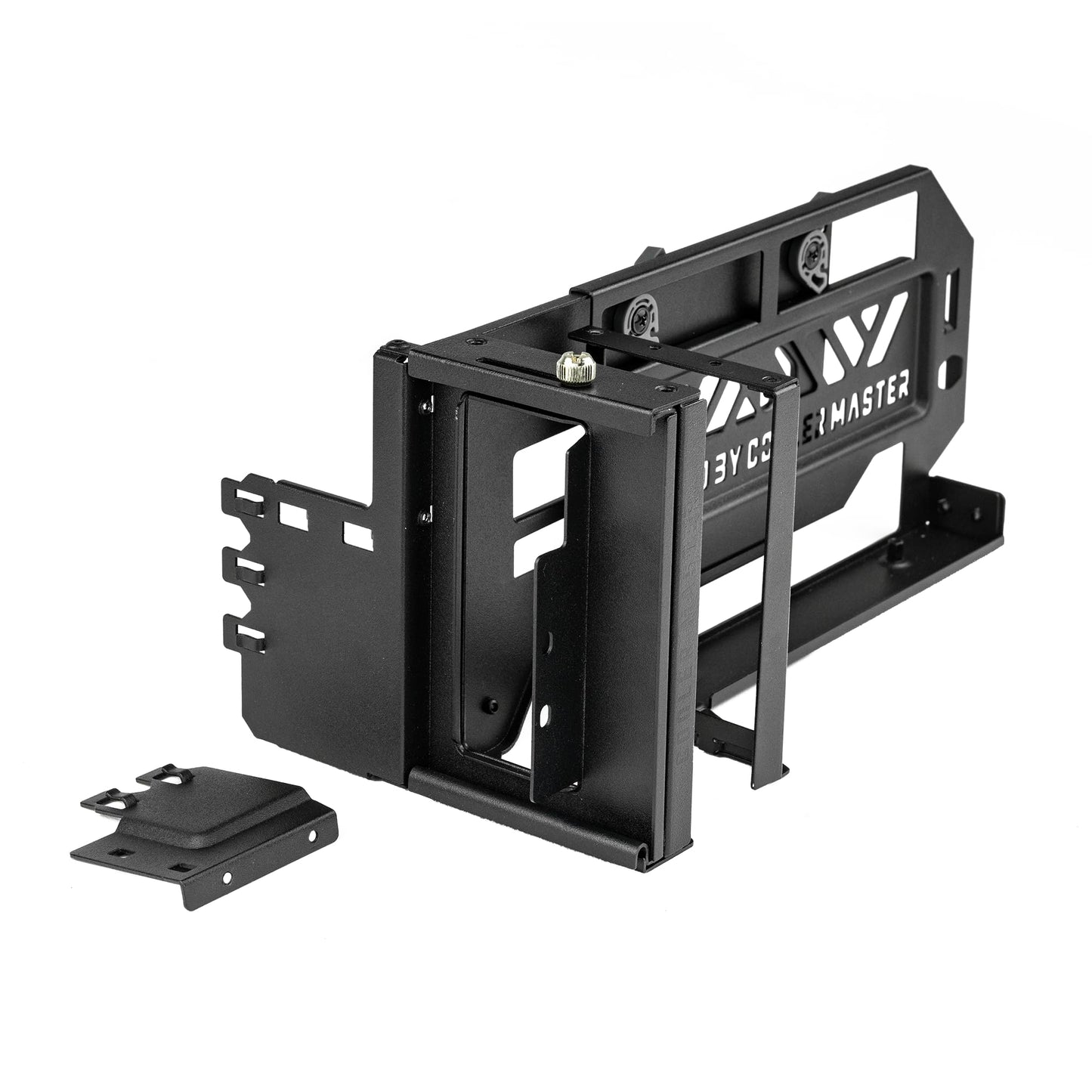 Cooler Master MasterAccessory Vertical GPU Card Holder Kit V3 Black, Premium Riser Cable PCI-E 4.0 x16-165mm, PCIe 3.0 Compatible, Adjustable Length for E-ATX|ATX|Micro ATX Case (MCA-U000R-KFVK03)