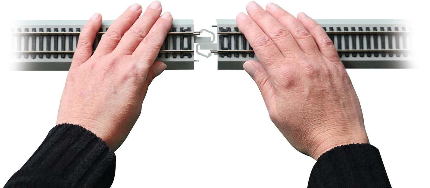 Bachmann Trains Snap-Fit E-Z 9-Inch Straight Track (4/Card)