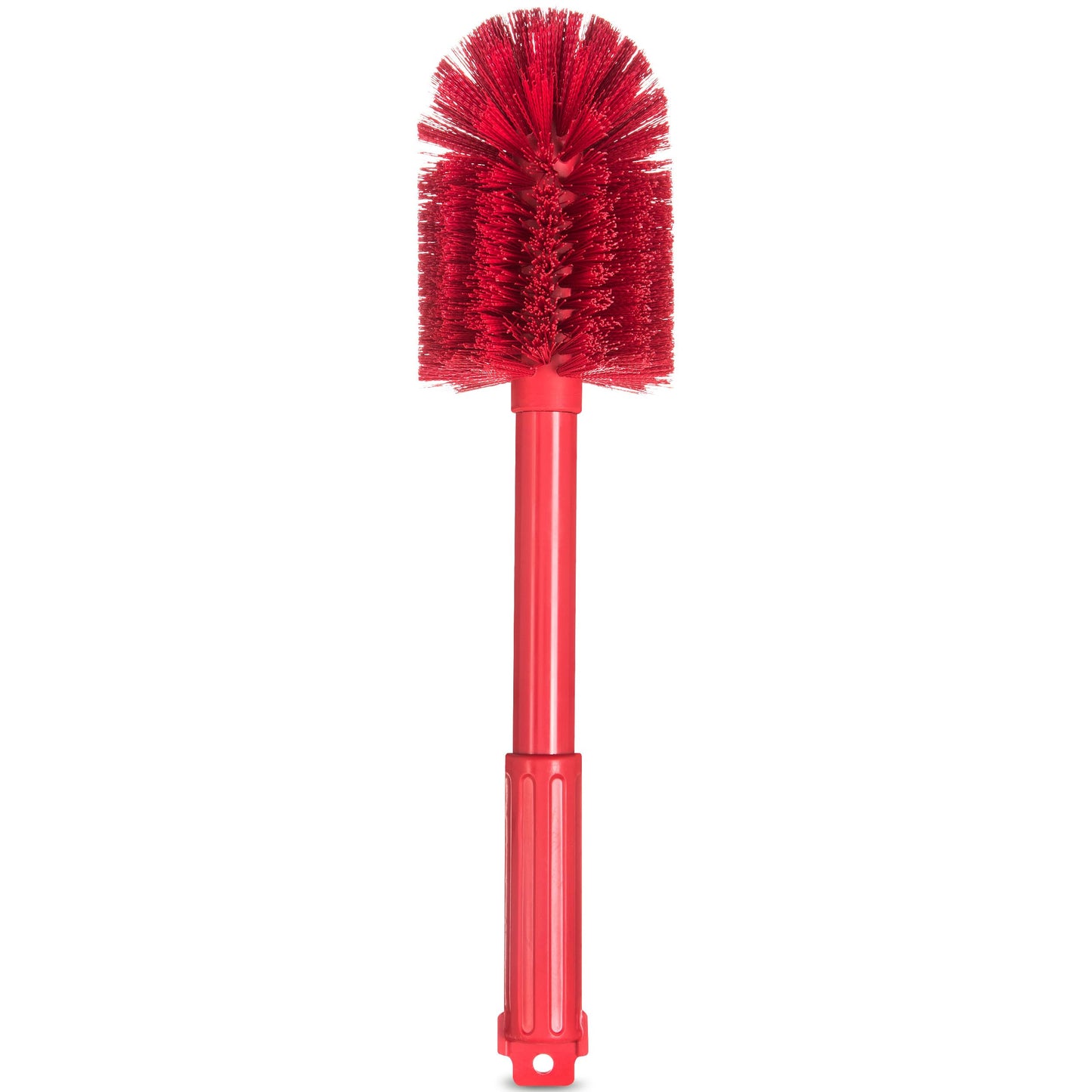 SPARTA Industrial Tank Brush Pipe Brush, Drain Brush with Handle for Commercial Kitchens, Polyester, 16 Inches, Red