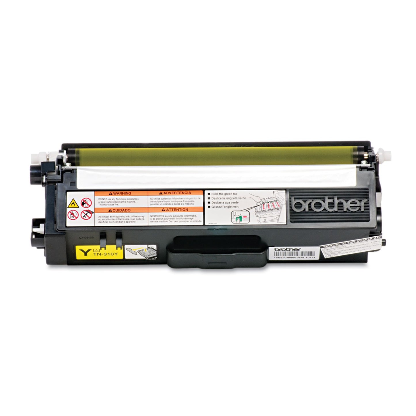 Brother TN310Y Yellow Toner Cartridge for Brother Laser Printer Toner - Retail Packaging