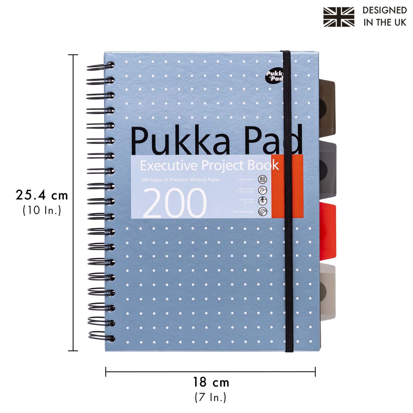 Pukka Pads B5 Metallic Executive Project Books - Assorted - Pack 3