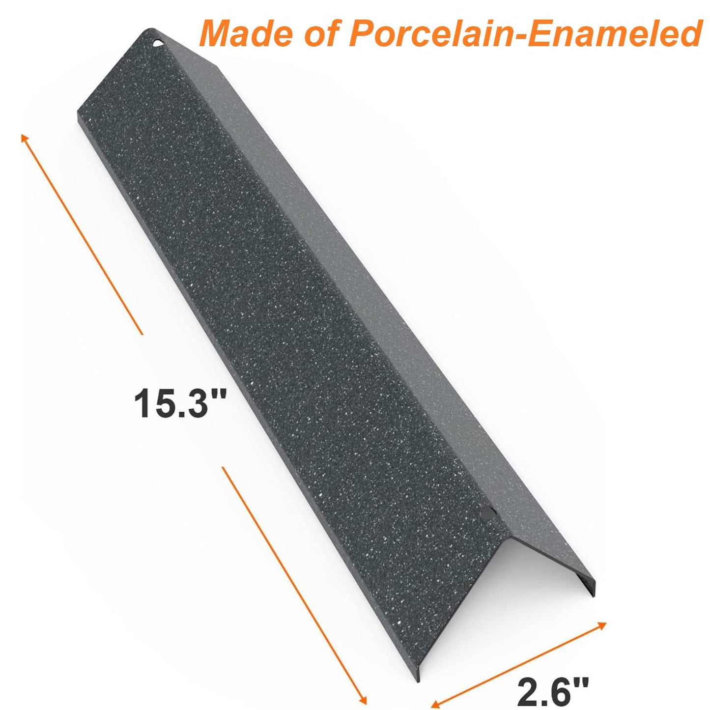 7636 Porcelain-Enameled Flavorizer Bars and 69787 Grill Burner Tubes Replacement Parts for Weber Spirit E-310 S-310 E-320 S-320 E-330 S-330 SP-330 (2013-2017) Gas Grills with Front Control,5 Pack