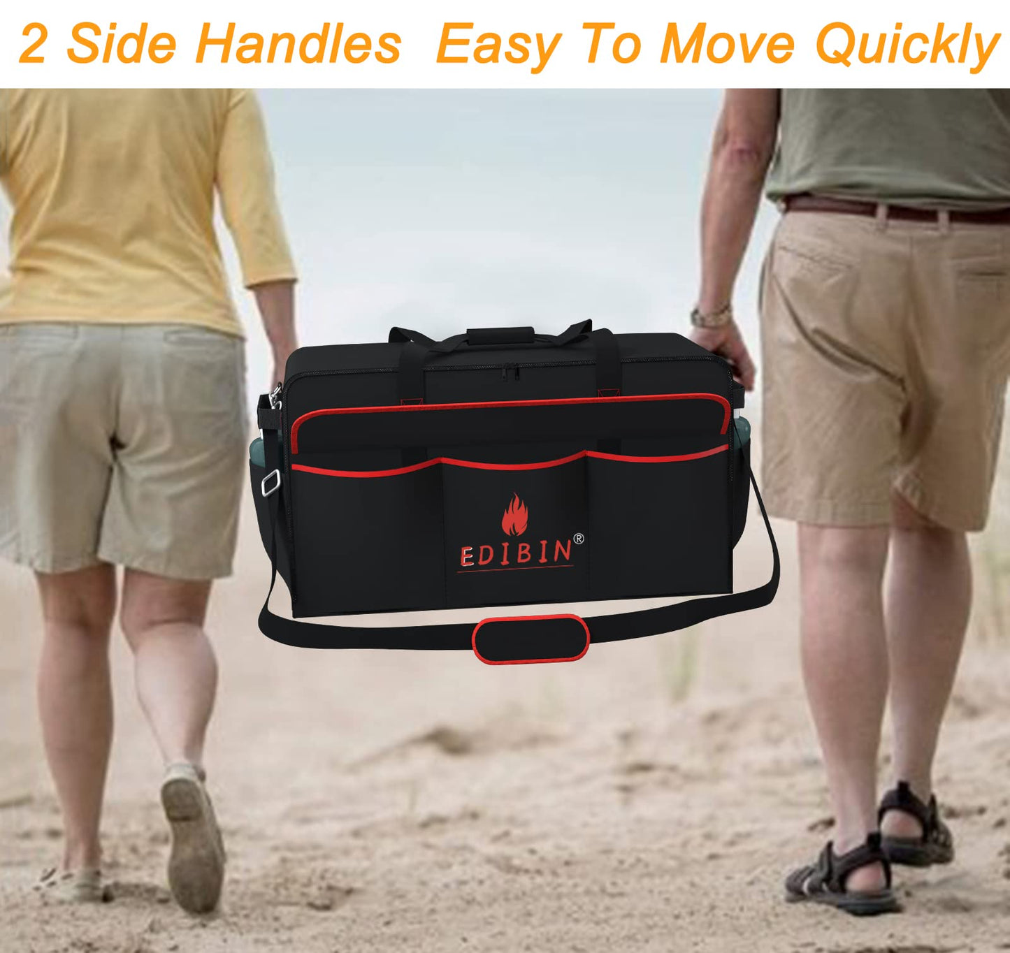 22" Griddle Carry Bag for Blackstone 22 Inch Tabletop Grill Without Hood,fits for Blackstone 1666 Tabletop Griddle,Water Resistant 600D Polyester Heavy Duty