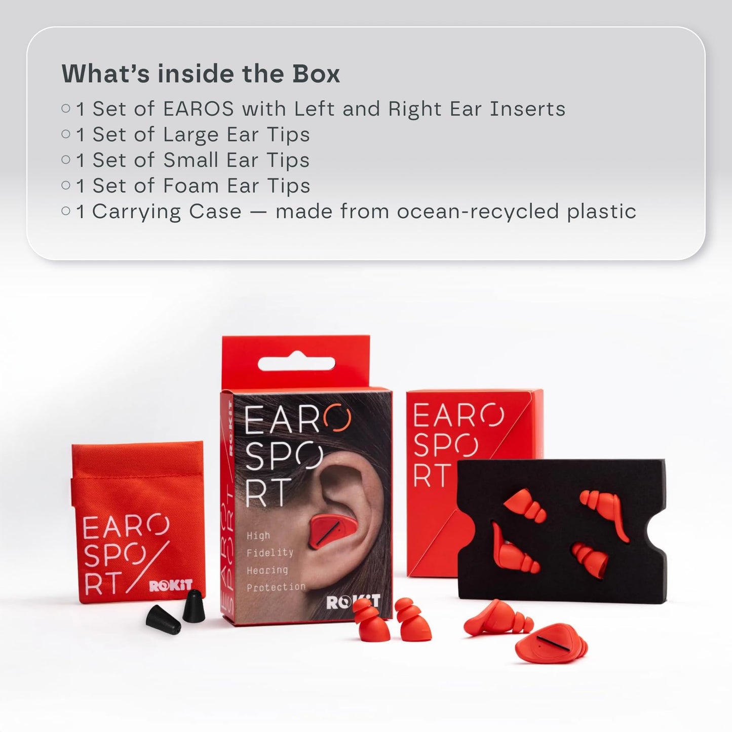 EAROS Motorcycle Ear Plugs – High-Fidelity Reusable Noise Reduction Earplugs for Riding – Comfortable Durable Hearing Protection for Bikers – Blocks Excessive Noise