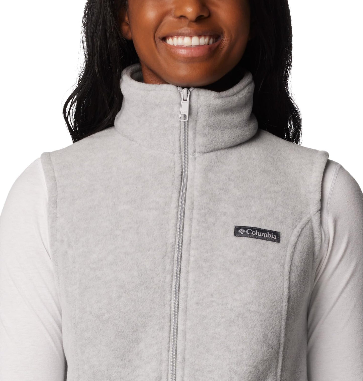 Columbia Women's Benton Springs Vest, Cirrus Grey Heather, Small