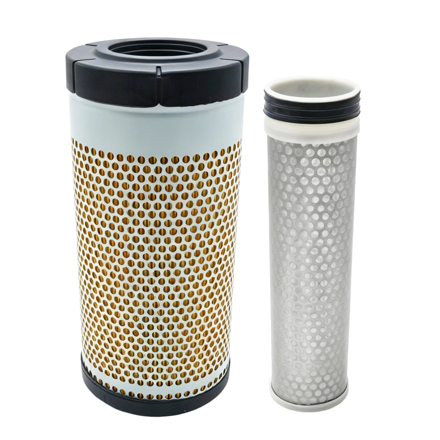 AXGSRV 7068069M1 Air Filter Kit, Replacement for Massey Ferguson 1736 1742 1749 1754 1758, Replacement for YANMAR SV 60 SV 60-6B VIO 50-6B VIO, Replaces 7068070M1