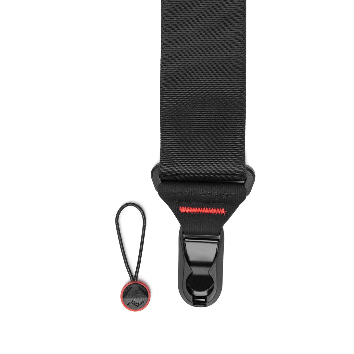 Peak Design Slide Camera Strap, Black, Configurable as a Sling, Neck or Shoulder Strap, Quick Release and Connection, Smooth and Grippy Side, Camera Straps for Photographers, 200 lb Capacity