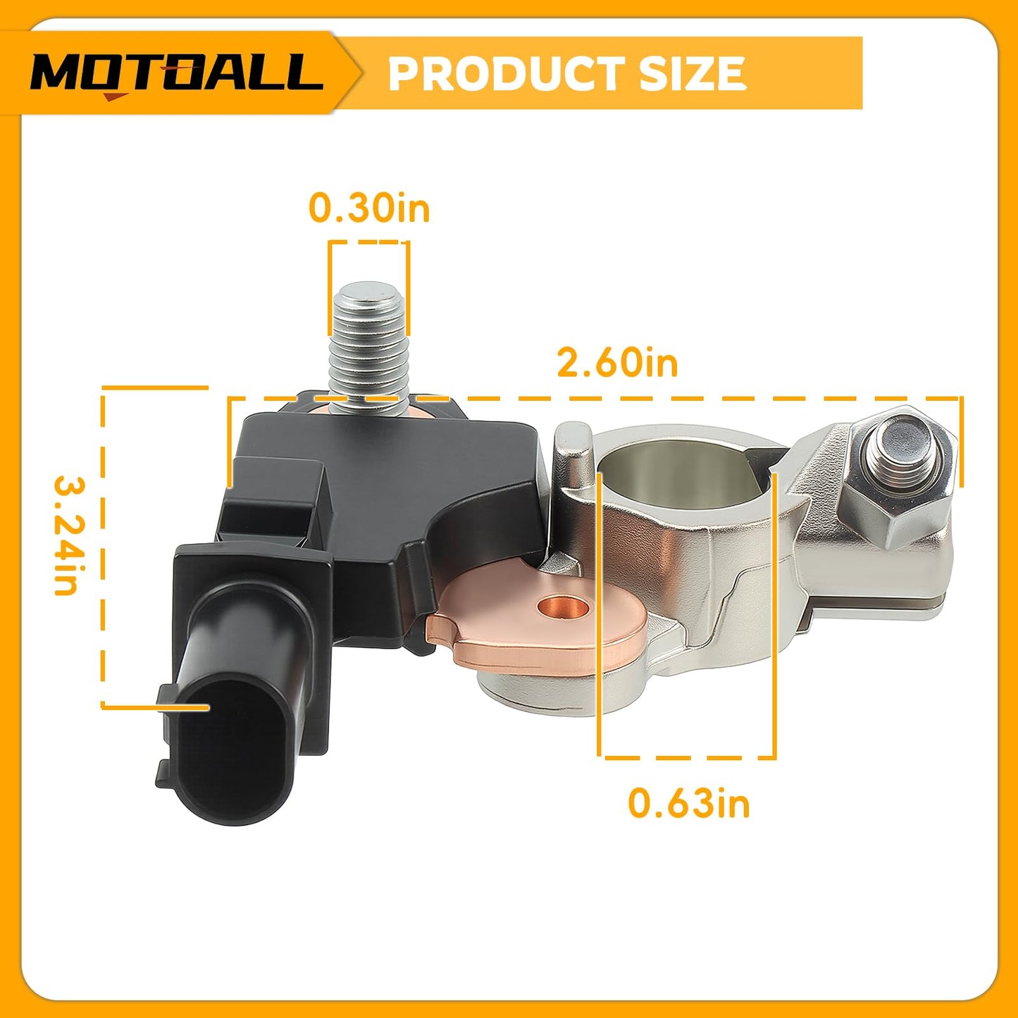 4692269AI 38920-TR0-A02 Battery Current Sensor for Dodge Journey Ram 1500 2500 3500 & Honda Civic CR-V 2.4L 2012-2015