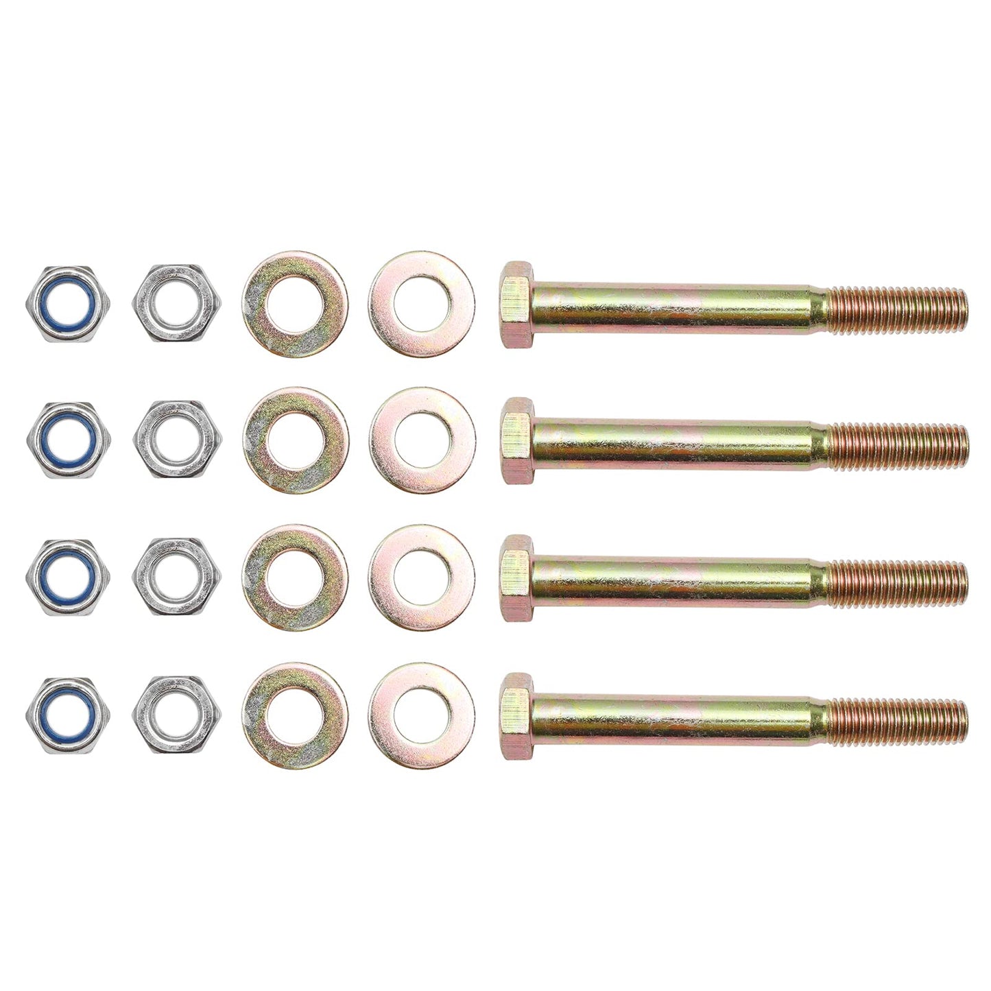 Lawn Mower Anti Scalp Deck Wheel Kit Set of 4 Replacement for Hustler 788166 31997 Rotary 13445 MTD