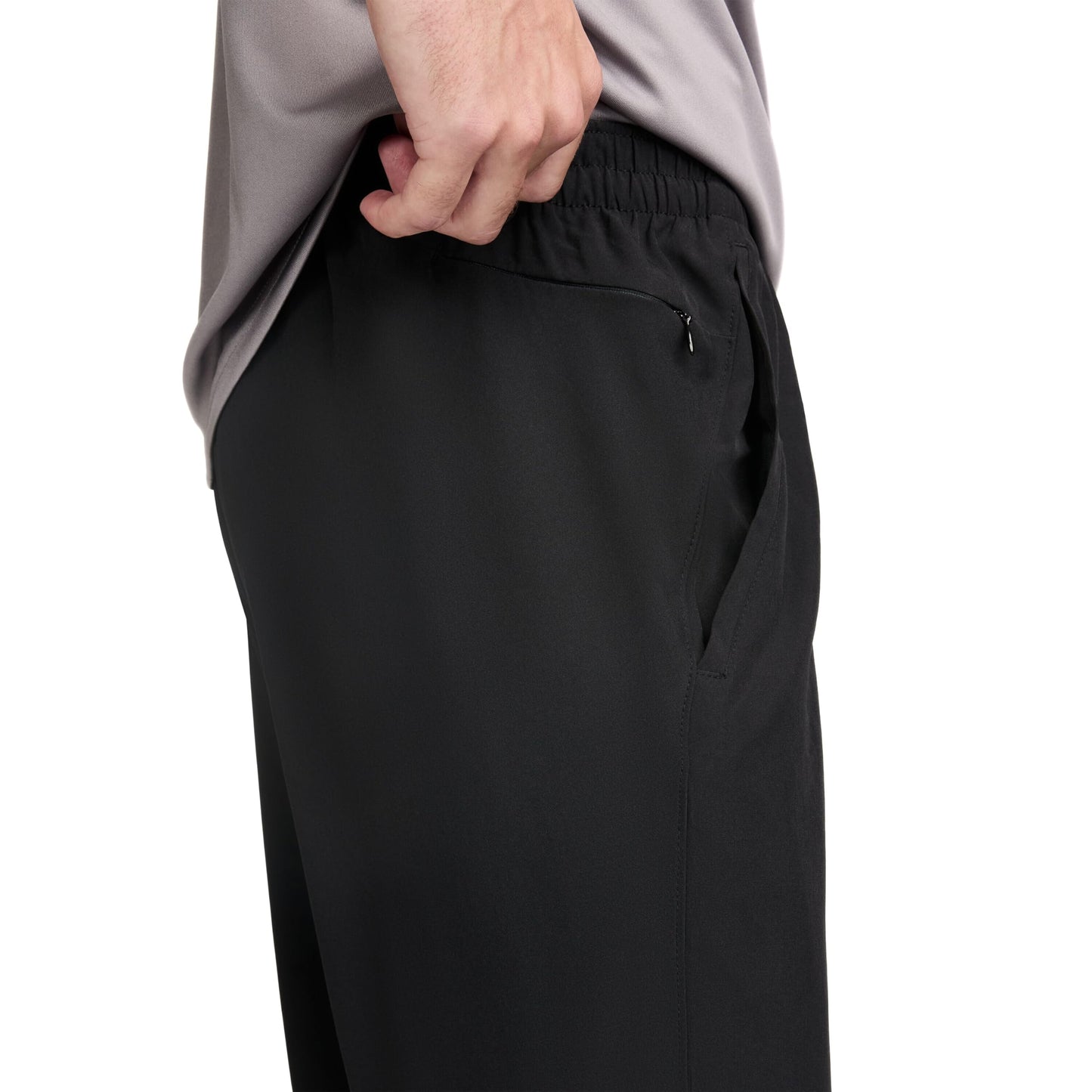 Champion Men's MVP Lightweight Woven Moisture Wicking Athletic Pants, 30.5", Black, Large