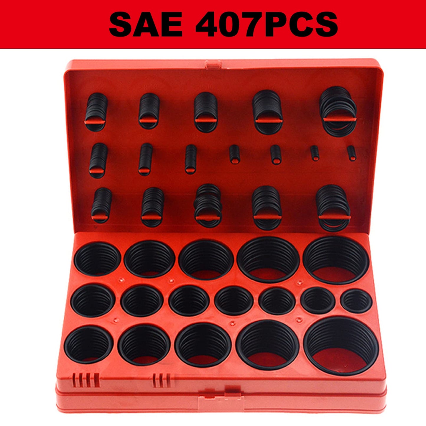 826pcs O Ring Kit, Wimayo SAE and Metric O-Ring Assortment Kit for Automotive, Plumbling and Faucet Repair. Rubber NBR O-Ring Gasket Kit with 4pcs Pick & Hook