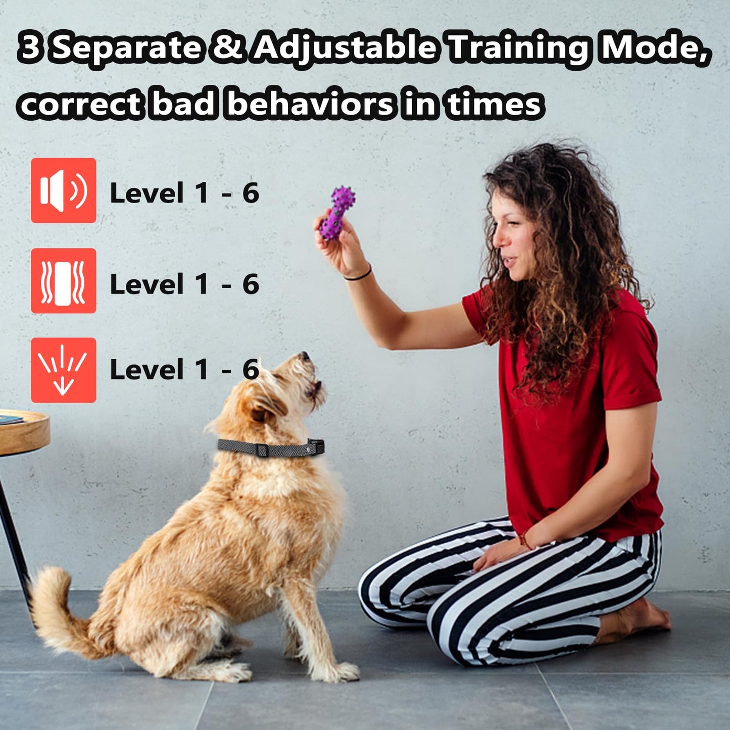 Citronella Bark Collar for Dogs,No Shock Safe Humane Stop Barking Device, Dog Training Anti Bark Collar with Remote, 3 Modes Spray/Vibration/Sound 1000FT Control Range for S/M/L Dogs