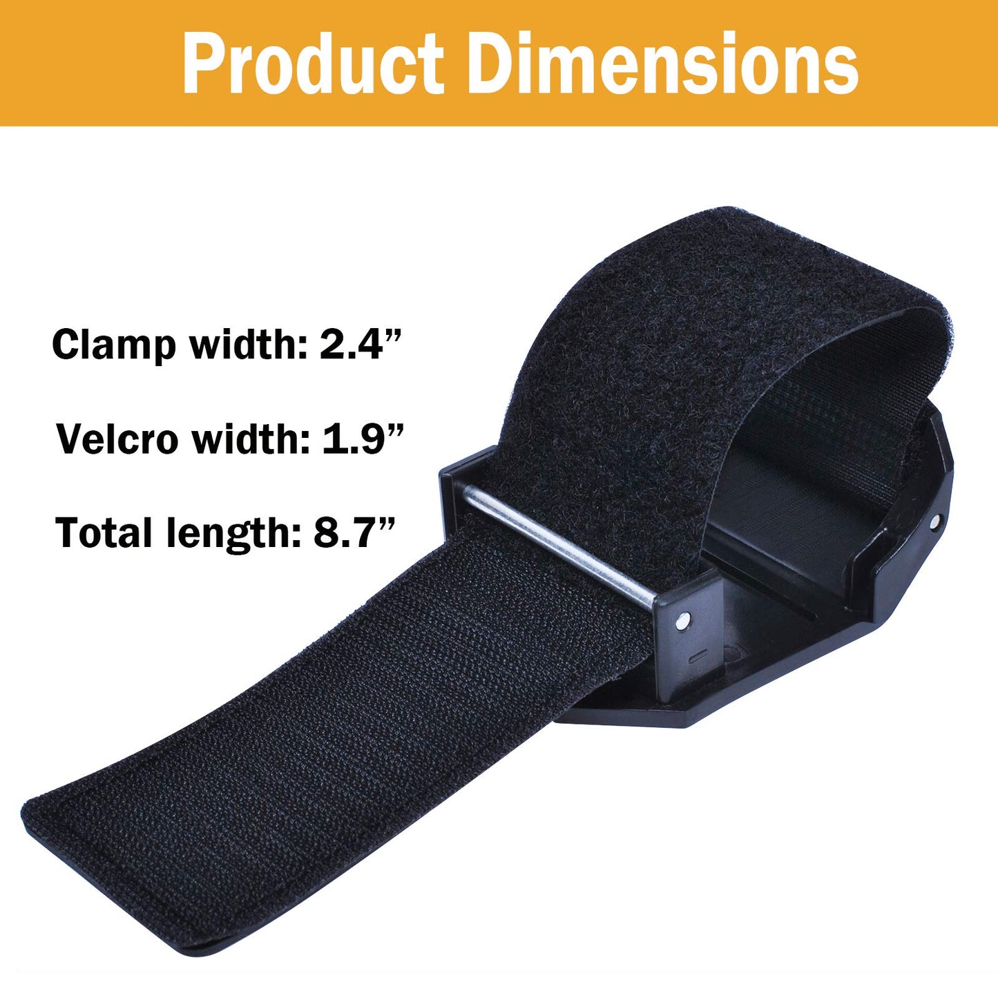 UTV Windshield Clamps kit, Front Windshield Adjustable Mount Clamps Straps Kit Comparible with Polaris Ranger RZR, Can Am Commander Defender X3 Maverick, Pioneer...