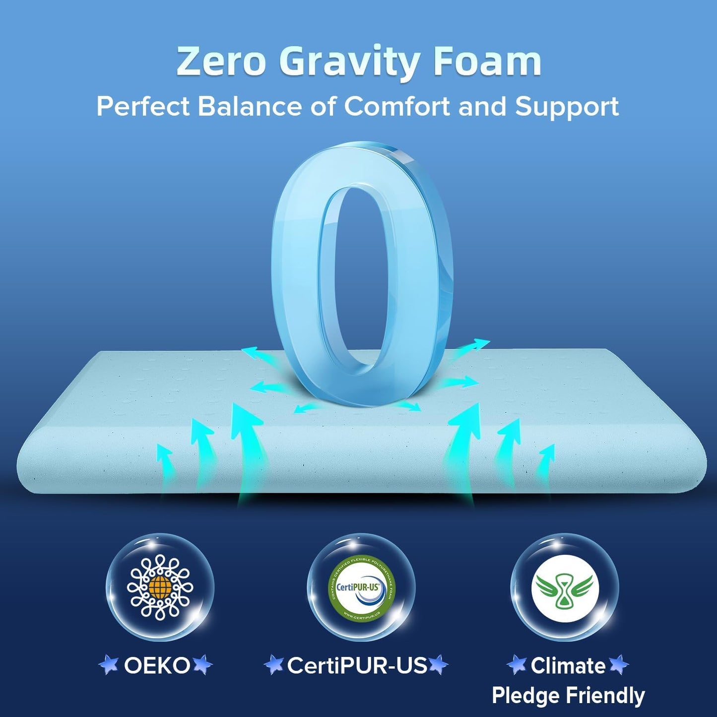 Ultra Thin Flat Pillows for Sleeping,Cooling Slim Memory Foam Pillow 3.25 in Ultra Thin Pillow,Low Profile Sleeper Pillows for Stomach Back Sleeper for Neck and Back Support Stomach sleeping pillow