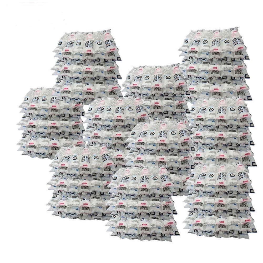 Dry Ice Packs for Shipping Frozen Food, Freezer Cold Blankets Long Lasting Keep Food Fresh, Flexible Cool Packs for Lunch Bag, Reusable Ice Blanket for Coolers - 100 Packs