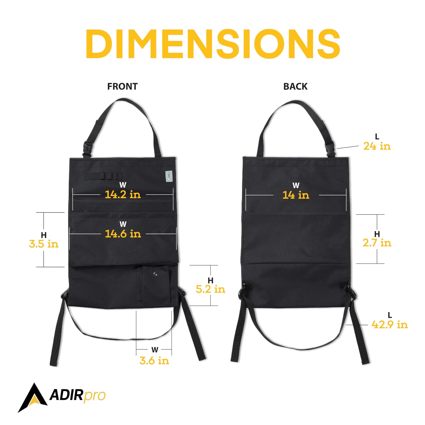 Adir Plans Car Holder for Blueprints, Maps, Drawings, Artwork, Posters, and Documents - With Pockets by Adir Corp