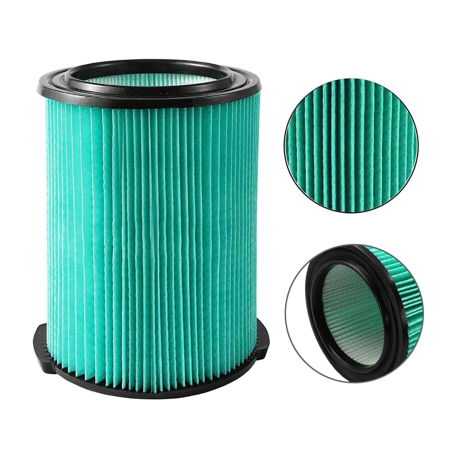 2 Pack VF6000 Filter for Ridgid 5-20 Gallon Wet Dry Vacuums, 5-Layer Hepa Filter, Fit models WD5500 WD0671 WD6425 WD7000 WD1280 WD1851 WD1680 WD1956