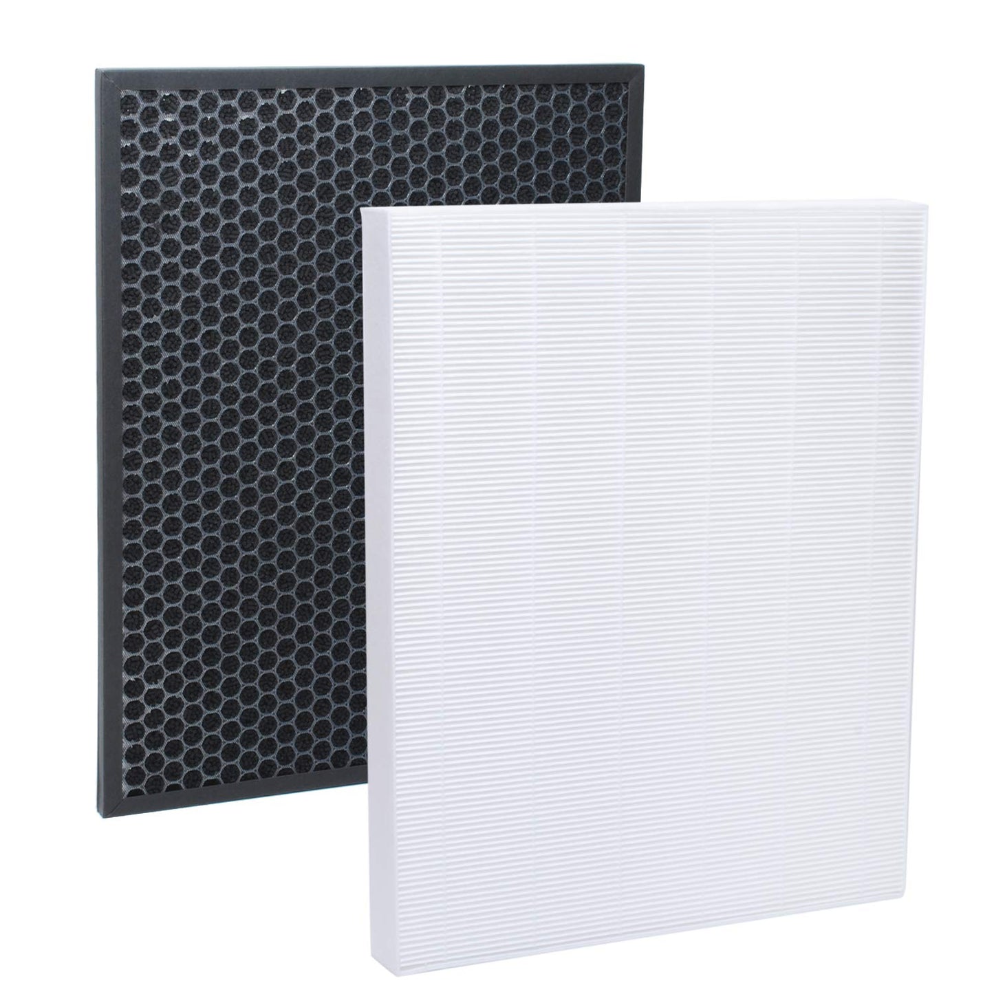 Replacement Air Purifier Filter Set Compatible with Sharp FP-P40CX – 1 True HEPA Filter + 1 Activated Carbon Filter (2 Filters Total), Replaces FZR45HFU