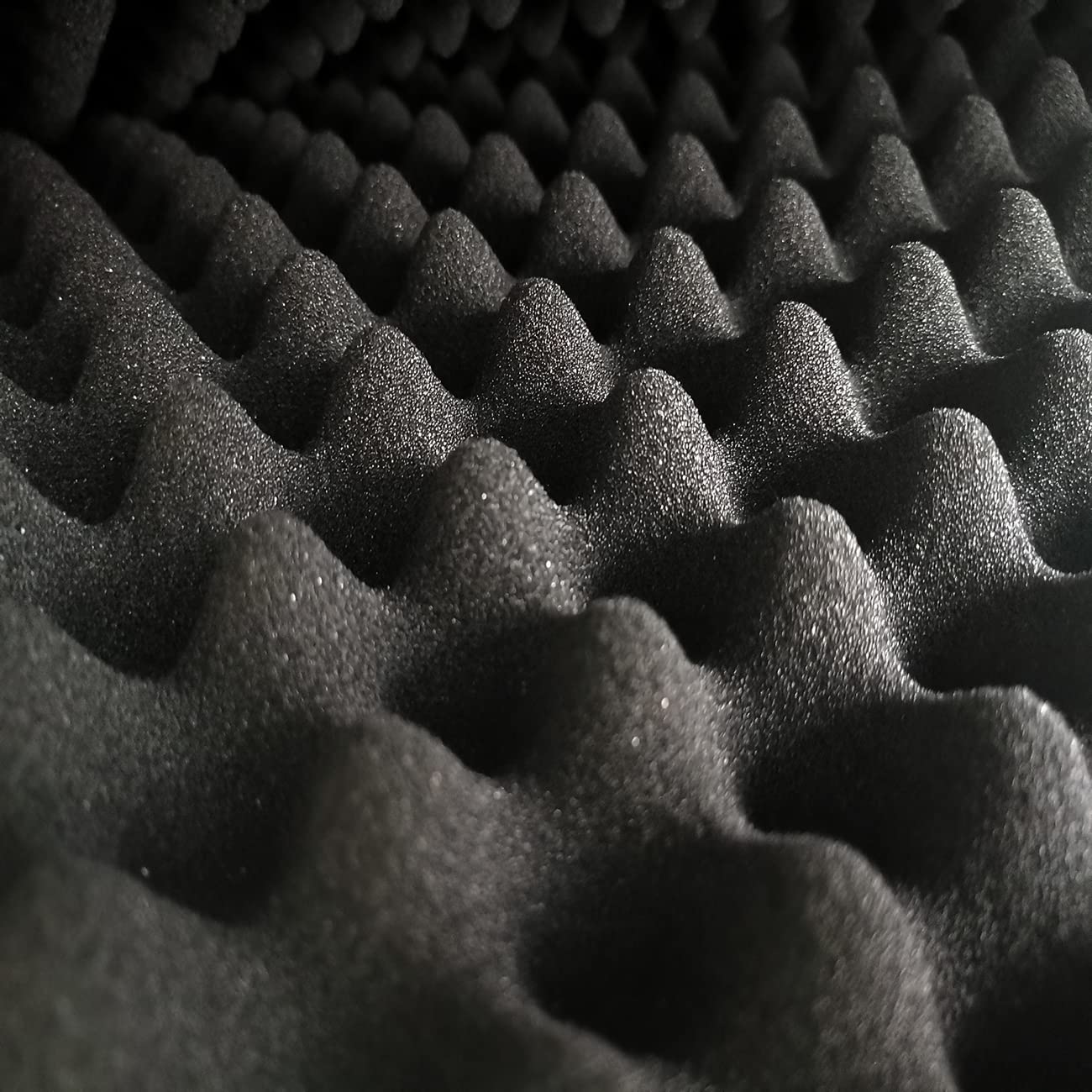 Yaolabjer 2 Pack 48"X 24"X 2" Black Sound Proof Foam Panels, Acoustic Foam Egg Crate Foam Panel, Noise Cancelling Foam Studio Foam Panel, Sound Panels Noise Reducing For Walls