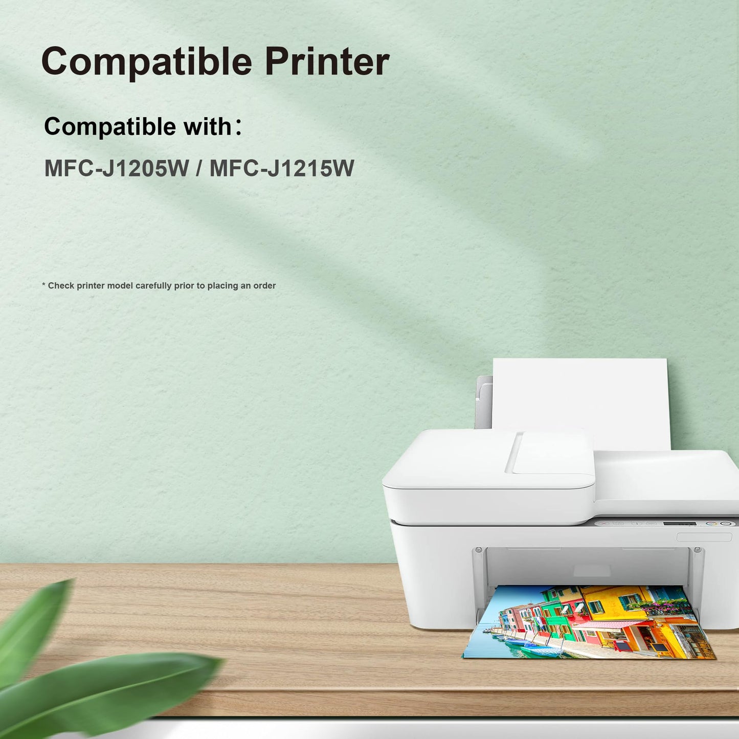 LC404 Ink Cartridges Compatible Replacement MFC-J1205W Ink Cartridges VOREDO LC-404 LC404 High Yield Work with Brother MFC-J1205W, MFC-J1215W, MFC-J1205W XL Printer (4 Pack)