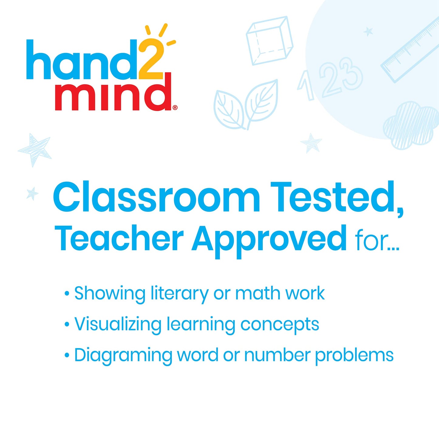 hand2mind Double-Sided Centimeter Grid, Graph Dry Erase Boards (Pack of 10)
