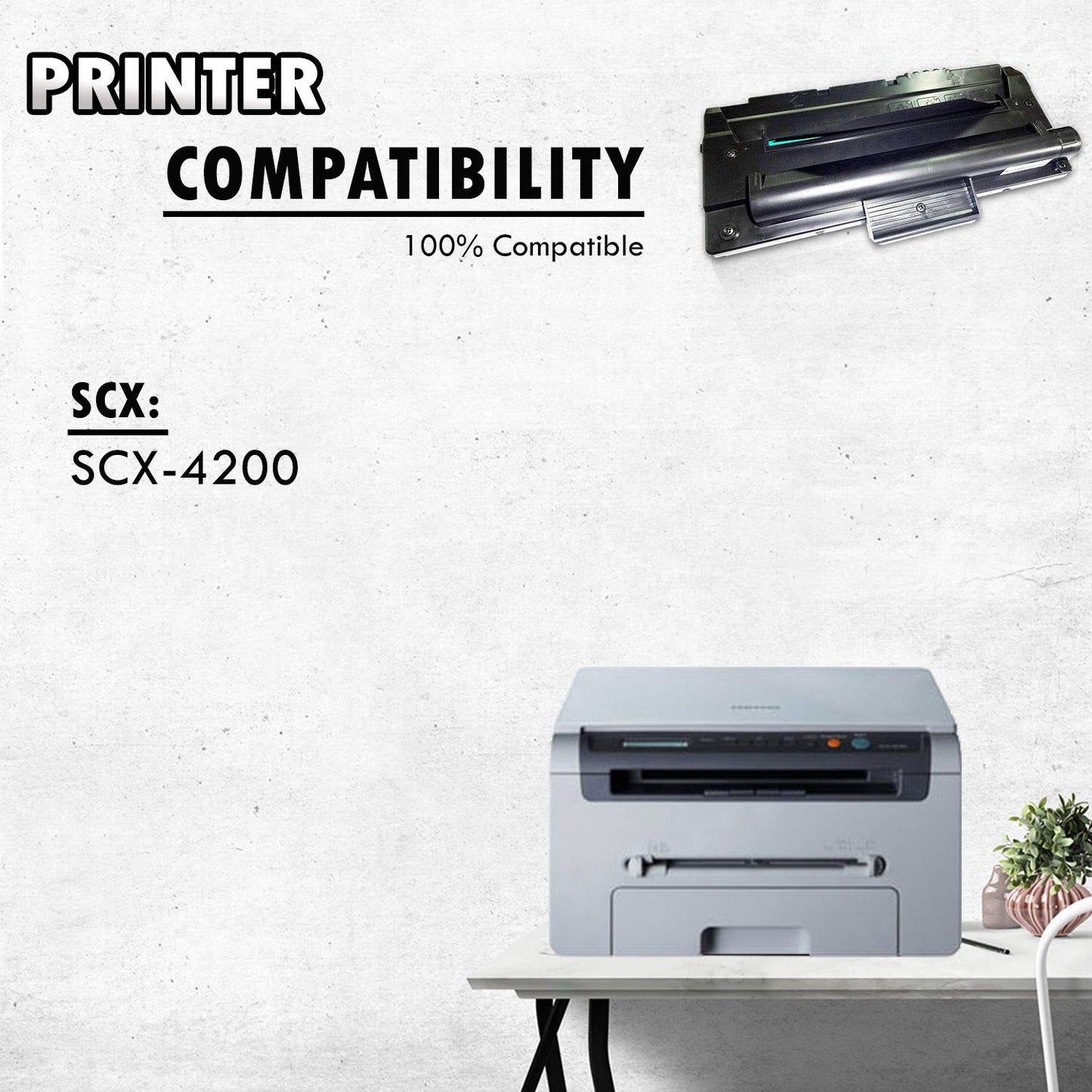3 Inkfirst Compatible Toner Cartridges Compatible with Samsung SCX-D4200A (SCXD4200A) SCX-4200 SCX4200 Black