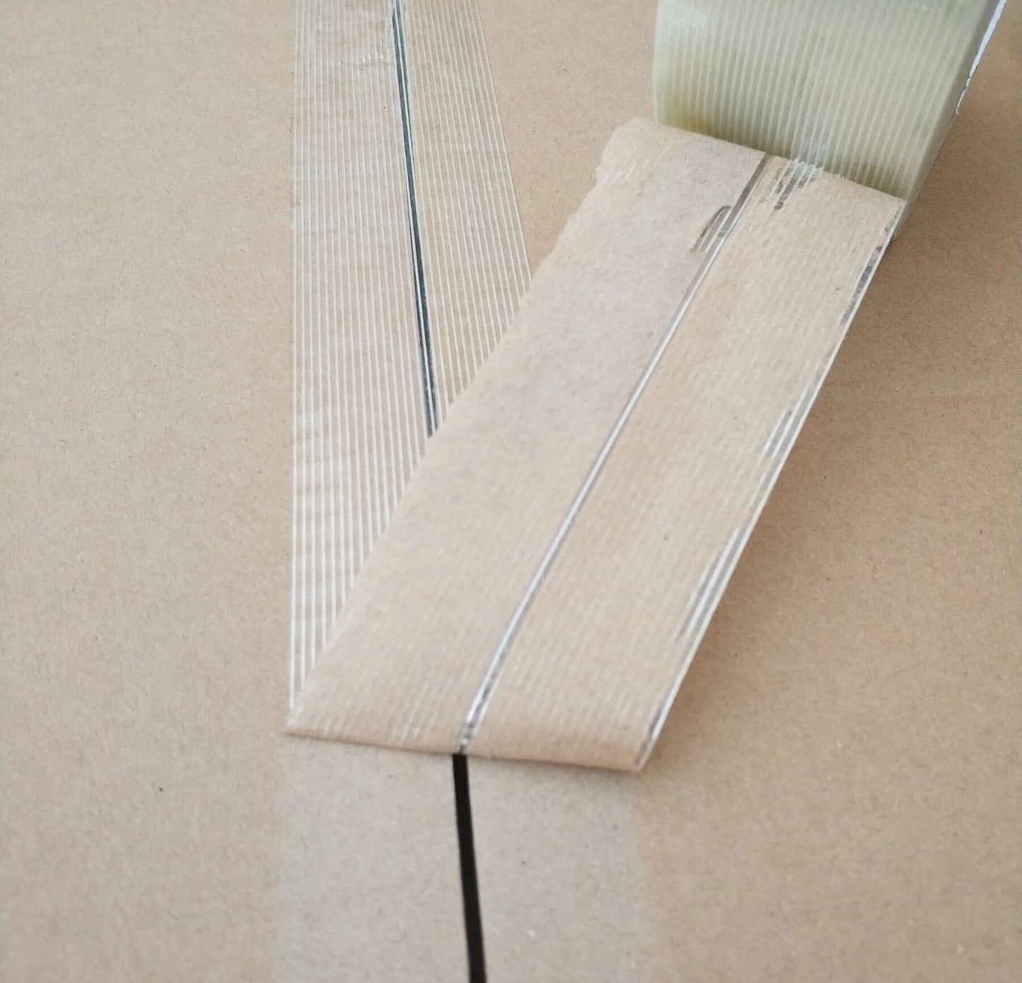 6PACK Reinforced Packing Tape, 5.5Mil 2Inx 60Yds, Heavy Duty Fiber Strapping Adhesive Packaging Tape, BOMEI PACK