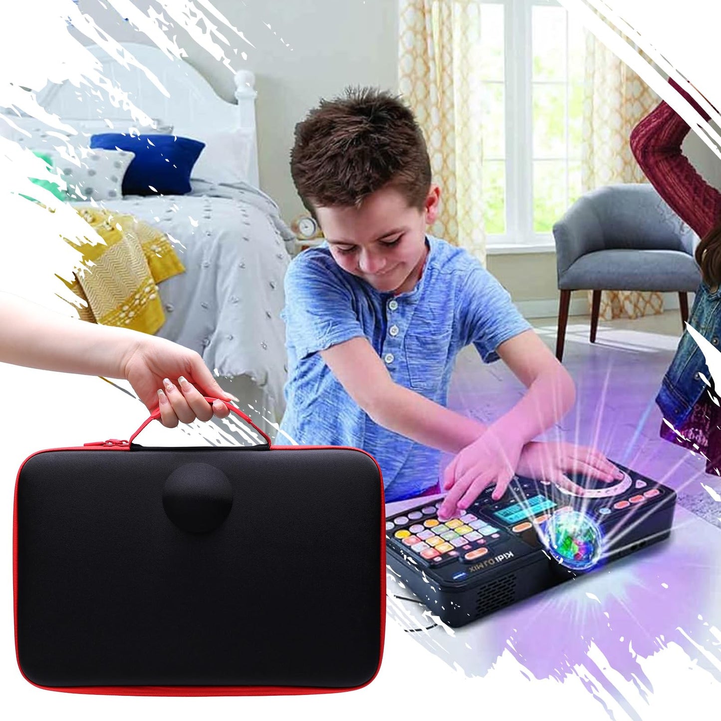 XANAD Hard Case for VTech KidiStar DJ Mixer/Kids DJ Mix,Portable Travel Storage Organizer Bag