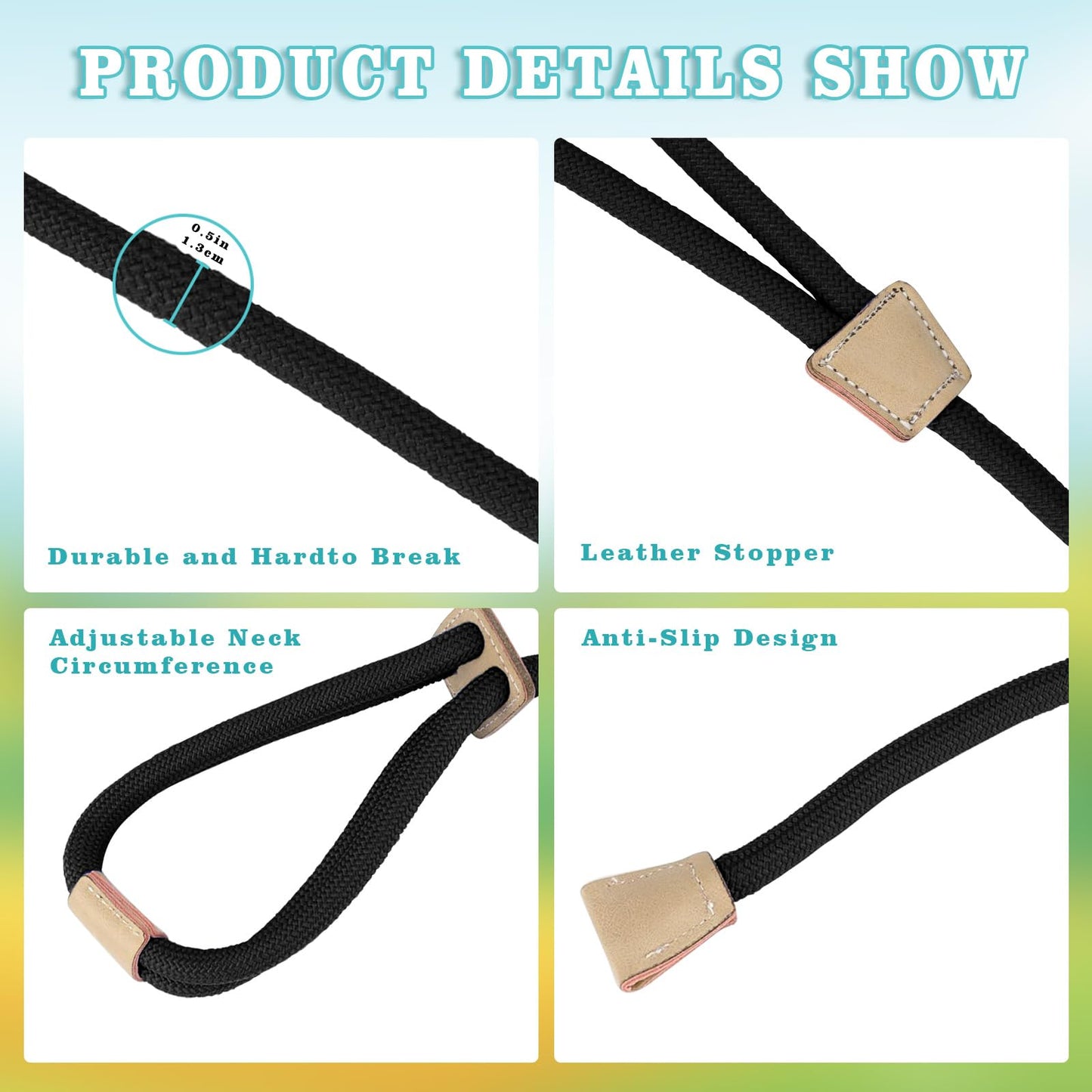 MinrzPet Pig Harness, Adjustable 8 Feet Leash for Small to Medium Pet Pigs