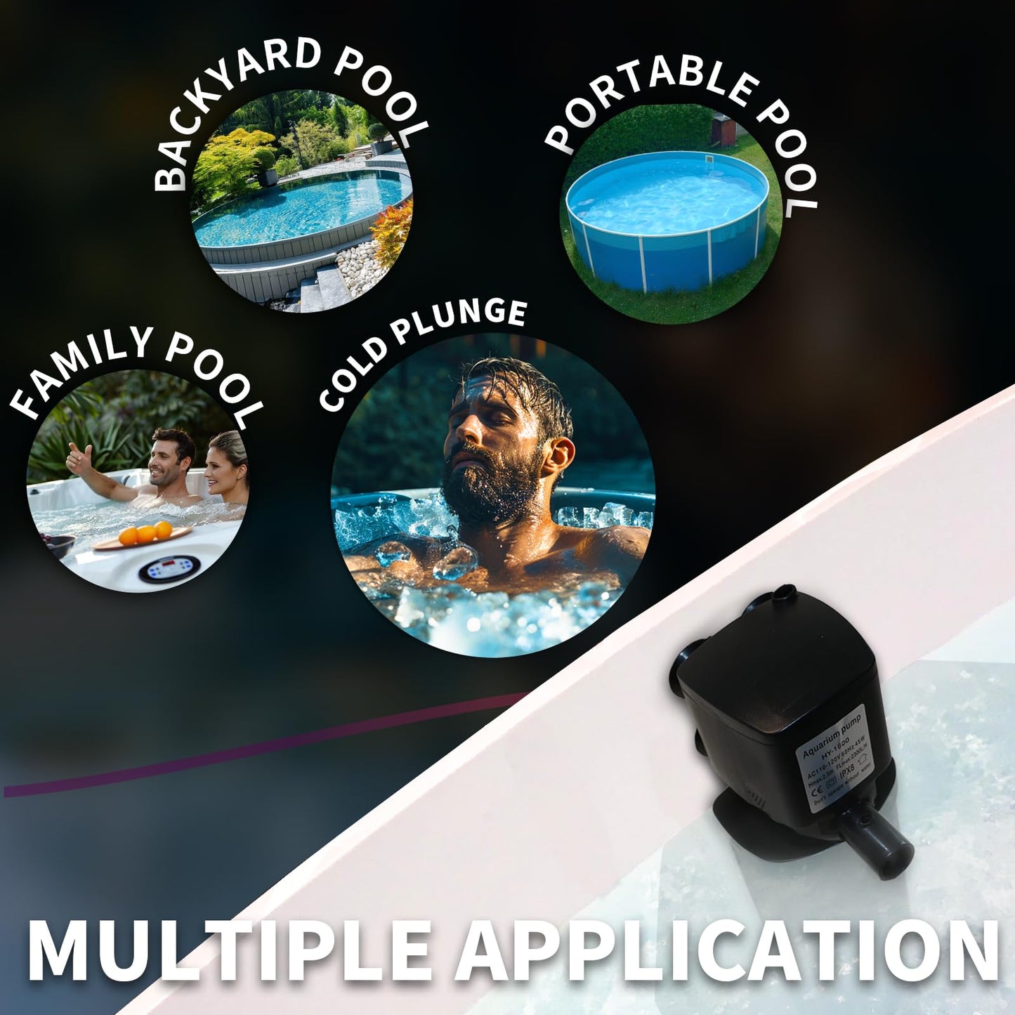 4 Pack Swimming Pool Filter Baffle, Swimming Pool Accessories, Safe and Environmentally Friendly, Replaceable Accessories (4)